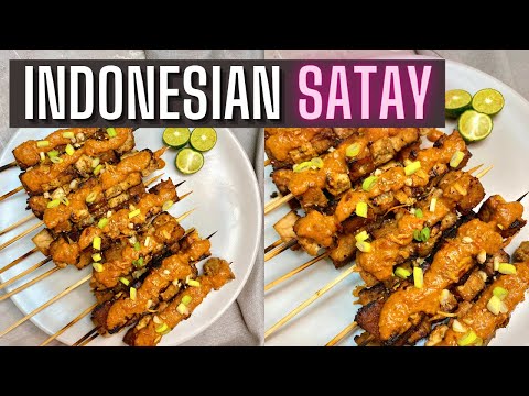 Tofu and Tempeh Satay l Authentic Indonesian recipe I The House of Spices🌶
