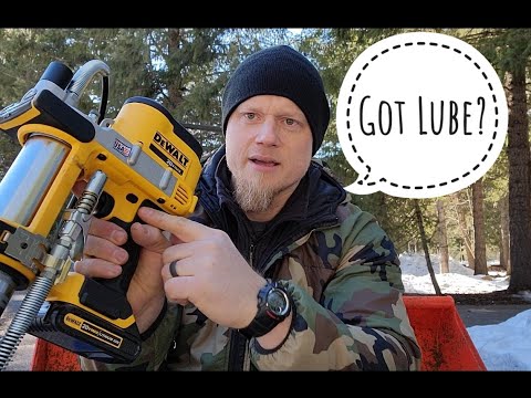 Get Your Lube on with the DEWALT 20V Max Cordless Grease Gun