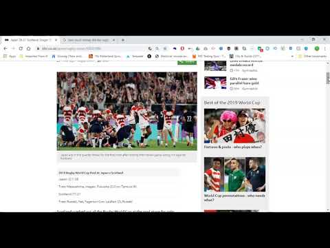 japan 28 scotland 21 scotland are out of the world cup