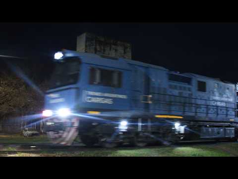 [4K] Tren de tolvas graneras de NCA con destino a General Deheza pasando por Marcos Juárez!!!!!!