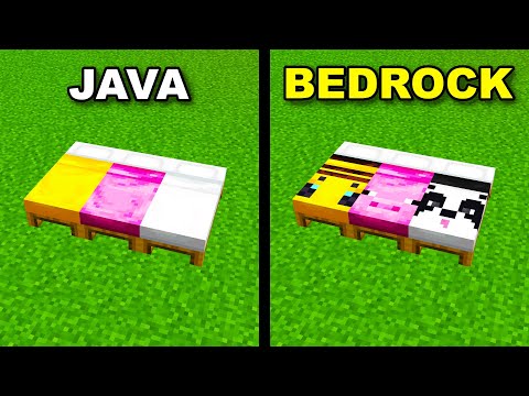 ¡45 diferencias entre Minecraft Java y Bedrock que nunca conociste!
