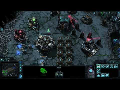 SC2: Genetron vs Terran AI. (Scion Custom Races)