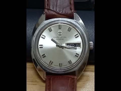 favre leuba watch assembly  AS 2066 الساعات السويسري القديمة فاغهر لوبه  part 5
