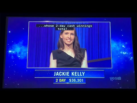 Jeopardy, intro - Jackie Kelly Day 3 (3/29/22)