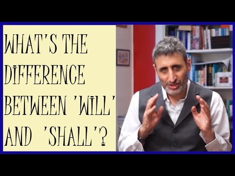 What is the dfference between will and shall?