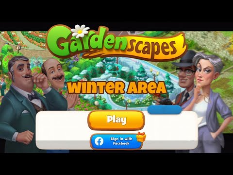 Winter Area | Area 17 Day 1 (New Area) | GARDENSCAPES #gardenscapes #gardenscapesgameplay #scapes