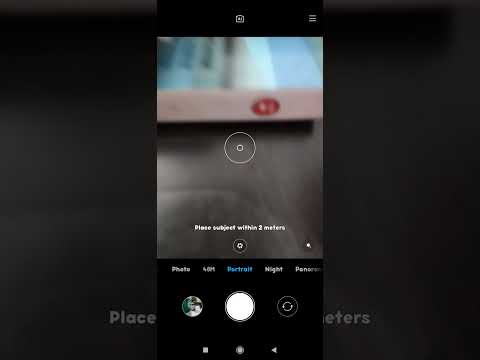 how to use portrait mode camera setting in redmi 6 redmi 6 phone mein portrait mode camera setting k
