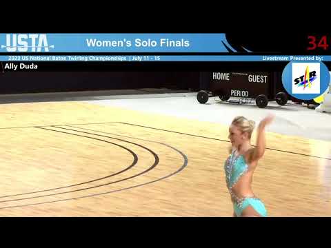 Ally Duda, USTA Baton Twirling National Championships Solo Finals 2023