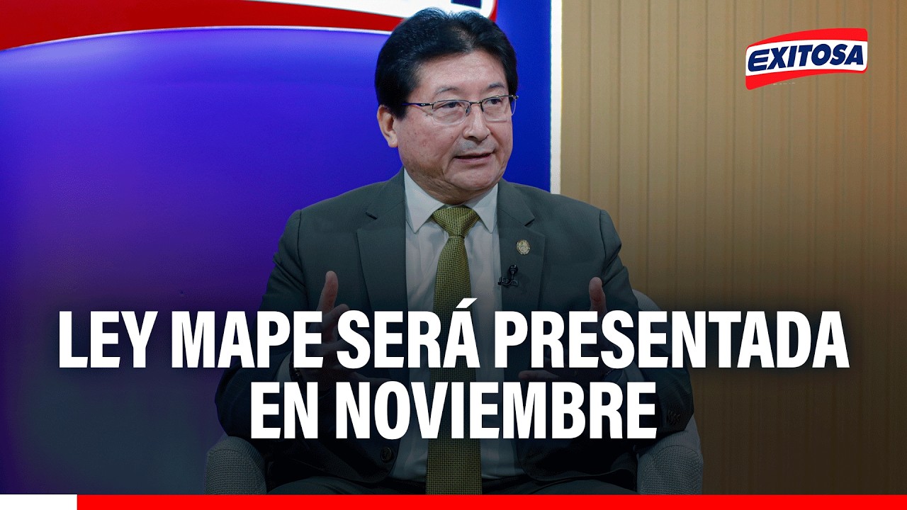🔴🔵 Ley MAPE será presentada en noviembre, afirma ministro de Energía y Minas