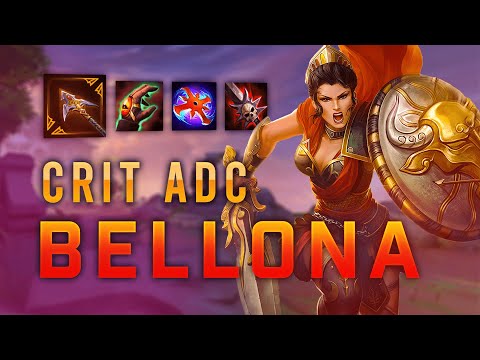 CRIT BELLONA ADC with a PENTA to Save the Game!! - SMITE