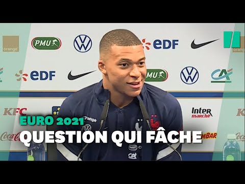 Kylian Mbappé a du mal à cacher son agacement après cette question que tout le monde attendait