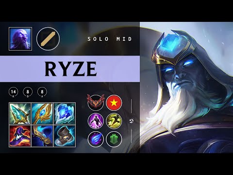 Ryze Mid vs Irelia - VN Grandmaster Patch 25.23