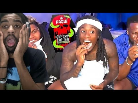 J Gudda Reacts To Kai Cenat, Druski & Kevin Hart Do The One Chip Challenge!