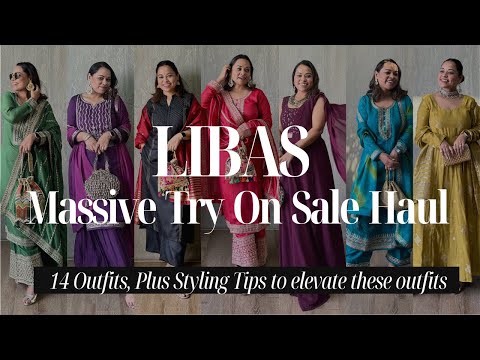BIGGEST Libas Festive Haul: 14 Stylish and Affordable Picks for All Body Types #libas #festivewear