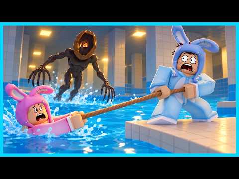 MIPAN & ZUZUZU Terjebak Di Kolam Renang Terbengkalai Ada Anomali! ROBLOX