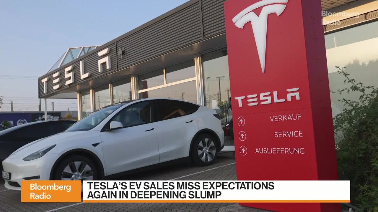 Tesla’s EV Sales Miss Expectations Again in Deepening Slump