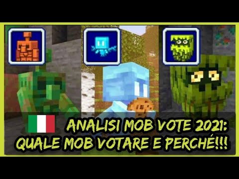 Glare, allay, copper golem: quale votare? Ecco i mob della minecon 2021 - minecraft ita mobvote