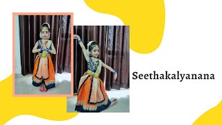 Seetha Kalyana || Yesudas || Bharatanatyam  Solo | GD Classical Dance Group | Shri Nidhi KA | Kids