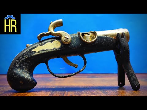 Super Cool GUN 🔥 LIGHTER 🔥 Restoration. - The Lighter of the Pirates -