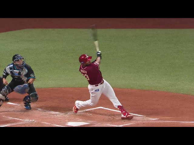 【2回表】豪快に引っ張った!! イーグルス・フランコ 今季第8号の2ランホームランで先制!!  2024年8月28日 北海道日本ハムファイターズ 対 東北楽天ゴールデンイーグルス