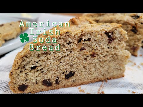 American-Style Irish Soda Bread with Raisins & Caraway Seeds | EASY BAKES FOR KIDS #irishsodabread