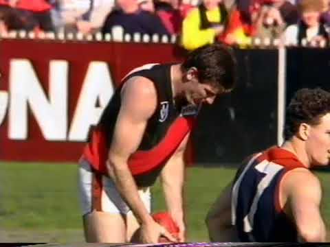 1989 Round 22 Melbourne Vs Essendon  at MCG  22 mins Channel 7 Saturday night replay  3rd & 4th quar