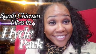 Exploring Hyde Park! | Vinyl Hunting, Black Art, Jordyn’s Restaurant | Chicago Night Views ✨