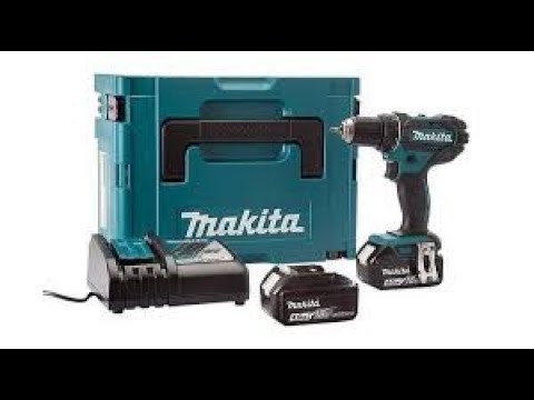 Makita DDF482RTJ Akumuliatorinis gręžtuvas, 18 V, 2x 5,0 Ah Li-ion, 62/36 Nm, 1,7kg, LED, MAKPACK video