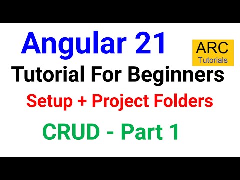 Angular 21 Tutorial for Beginners - Part 1 | Setup, Signals & New Folder Structure #angular21