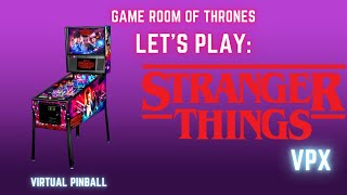 Let’s Play: Stranger Things Visual Pinball VPX - Virtual Pinball #pinball #vpx #strangerthings