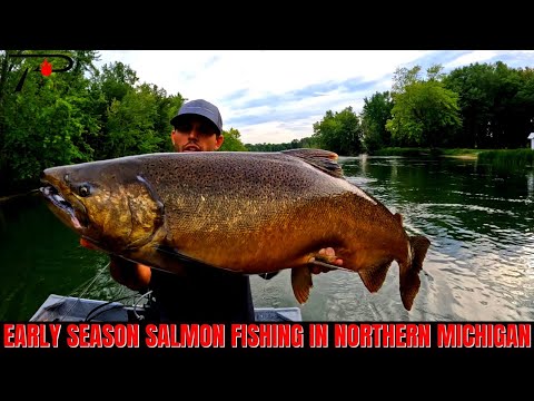 Early Season Northern Michigan Salmon Fishing