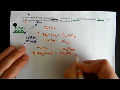 2D Conservation of Momentum Practice