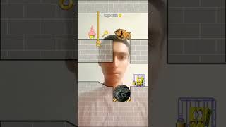 Resque SpongeBob challenge #shorts #gif #funny #tutorial