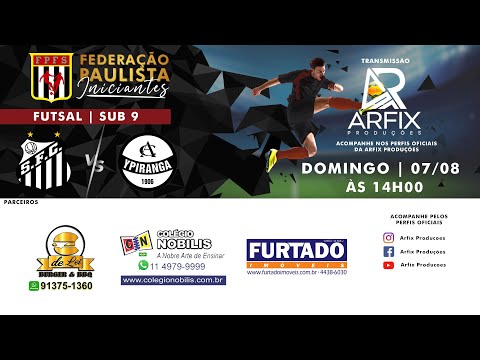 SANTOS X YPIRANGA - FUTSAL SUB 9