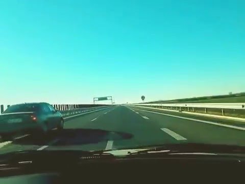 Noul tronson Lugoj _ Timisoara.Driving on Highway A6,switching to A1, from Lugoj to Timisoara