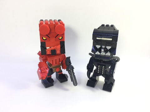 Mega Construx KuBros - Hellboy and Xenomorph