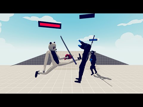 (KICKBOXER PANDA Vs CUSTOM UNIT) - TABS Totally Accurate Battle Simulator - 🔥 🔥