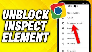 How To Unblock Inspect Element On Chromebook 2024