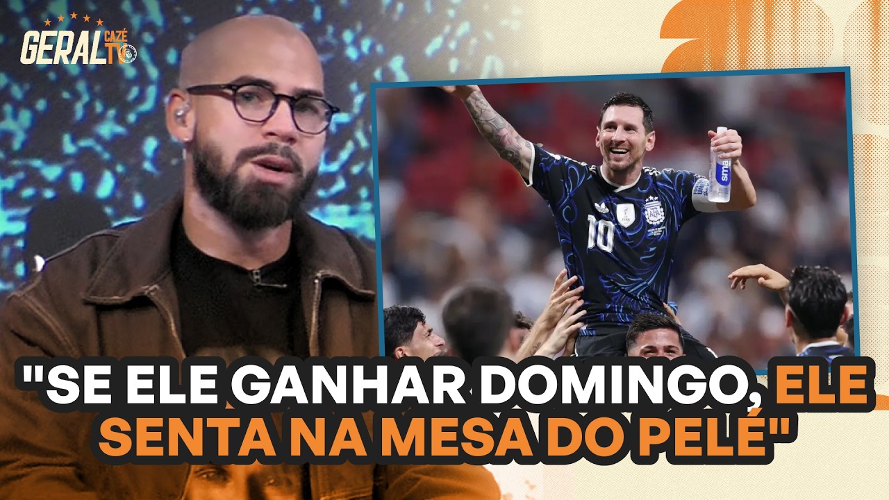 MESSI CHEGA À TERCEIRA FINAL DE COPA E REACENDE O DEBATE SOBRE O MAIOR DA HISTÓRIA | GERAL CAZÉTV