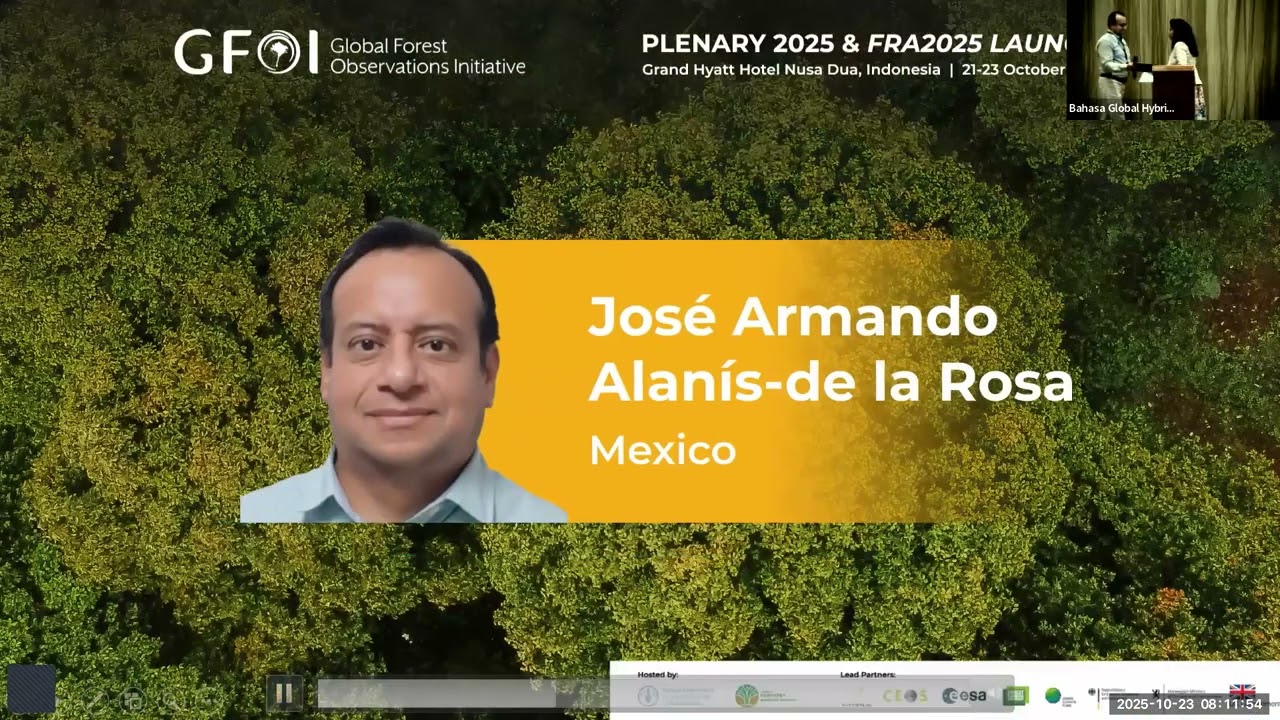 Forest monitoring for data transparency: NFI networks of networks | GFOI Plenary 2025