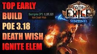 Path of Exile 3.18 Sentinel : Top EARLY Build DEATH WITH IGNITE ELEM :D Bosskiller, clear pas cher!