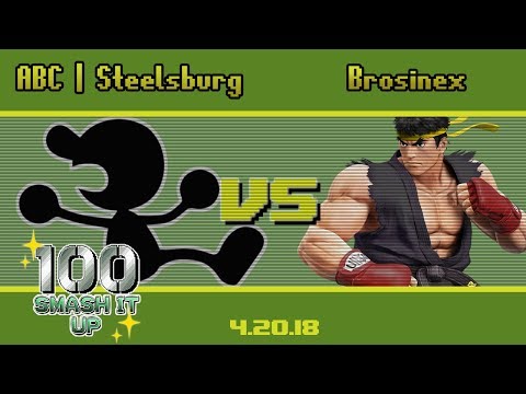 Brosinex (Ryu) vs ABC | Steelsburg (Mr. Game & Watch) - Wii U - SIU 100