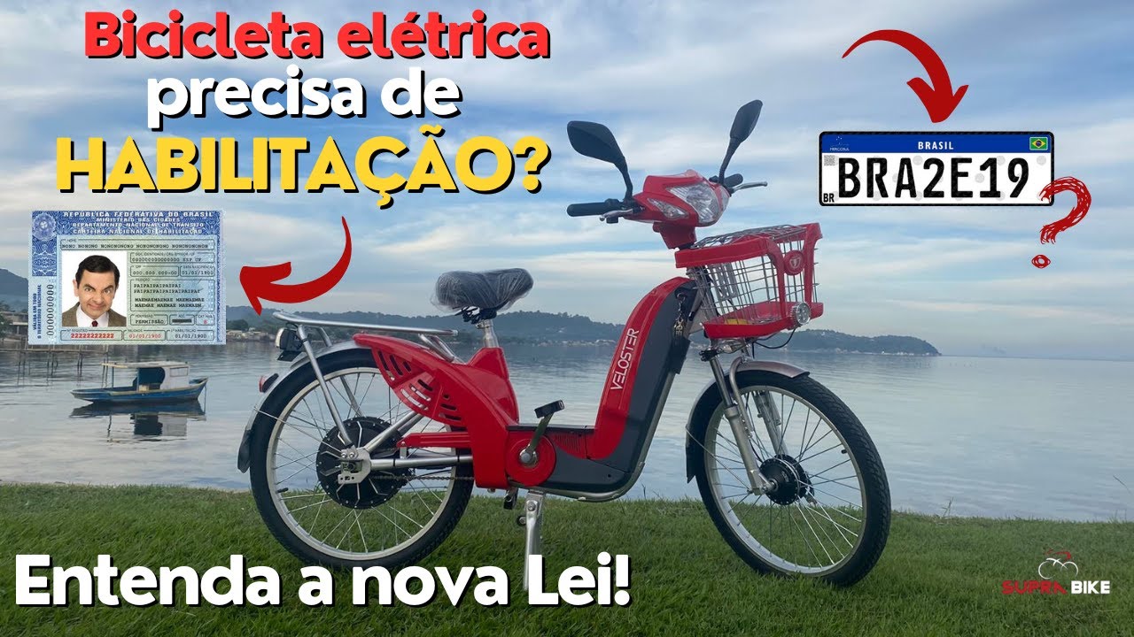 Bicicleta elétrica, precisa de habilitação? Entenda a nova Lei