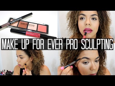 NEW Make Up For Ever Pro Sculpting Line | samantha jane Video
