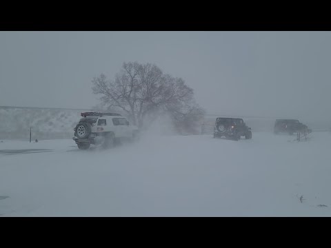 Blizzard conditions finally settling down in Eastern Colorado