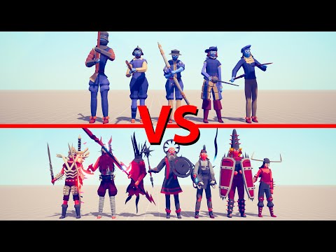 RENAISSANCE Team vs EVIL Team - Totally Accurate Battle Simulator TABS