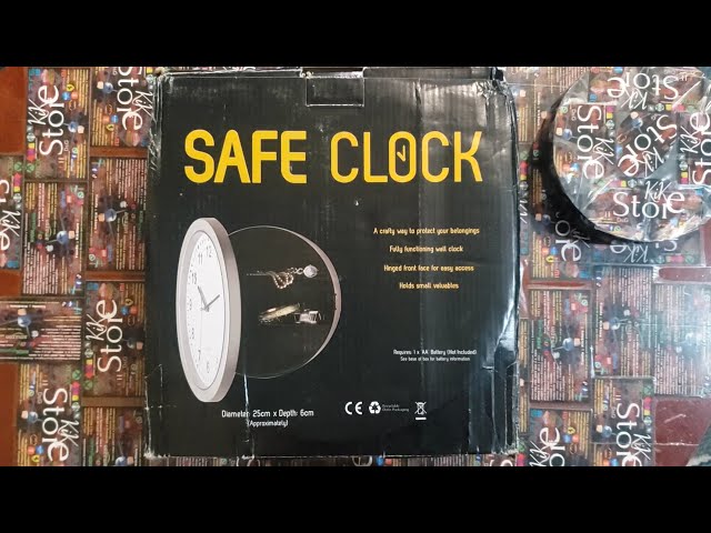 Vídeo relacionado con Secret Stash Hidden Watch Safe - Reloj de pulsera de trabajo con compartimento de almacenamiento secreto | Reloj oculto seguro para dinero en efectivo, píldoras y joyas | Incluye caja de regalo