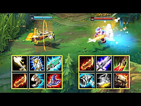 AD MASTER YI vs AP MASTER YI FIGHTS (League of Legends)