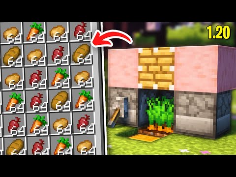 BEST Crop Nano Farm in Minecraft 1.20.4
