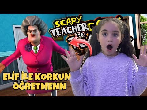 ELİF İLE KORKUNÇ ÖĞRETMEN OYNADIK BÖLÜM #2 Scary Teacher